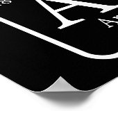 Good Chemistry Jokes Argon Funny Poster blk (Coin)