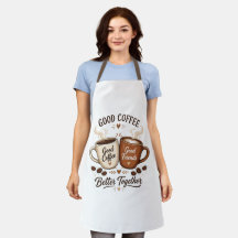 Good Coffee Good Friends mit zwei Kaffeetassen