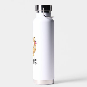 Good Day Starts With Coffee & Giraffe Gift Funny Waterfles
