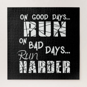 Good Days run - Bad Days run Harder Legpuzzel