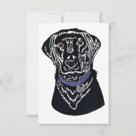 "Good Dog" Flat Dank u kaart