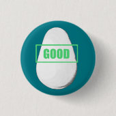 Good Egg Pin Ronde Button 3,2 Cm (Voorkant)