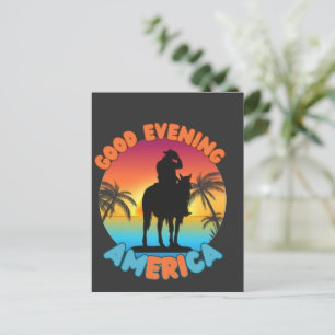 Good evening america briefkaart