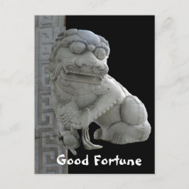 Good Fortune Foo Dog Briefkaart