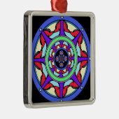 Good Fortune Wheel Metalen Ornament (Rechts)