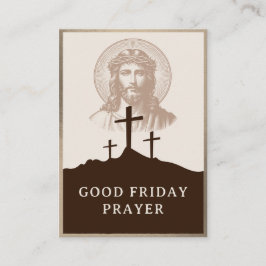 Good Friday Catholic Adoration Prayer Card Plaatskaartje
