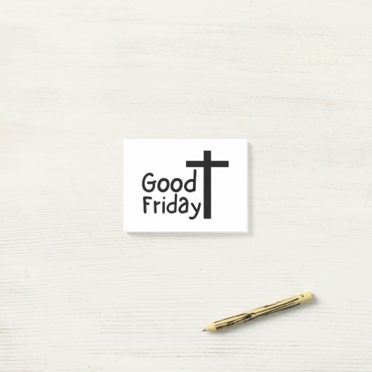Good Friday Post-it® Notes (Op bureau)