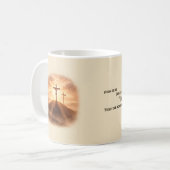 Good Friday Three Crosses Sunset Koffiemok (Voorkant links)