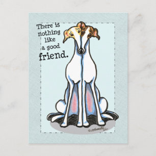 Good Friend Greyhound Lover Briefkaart