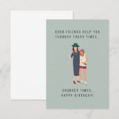 Good Friends Birthday Card (Voorkant / Achterkant)