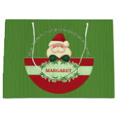 GOOD GIRL Beste Kerstmis met Kerstmis en groen Groot Cadeauzakje (Voorkant)