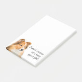 Good Girl Sheltie Post-it® Notes (Schuin)