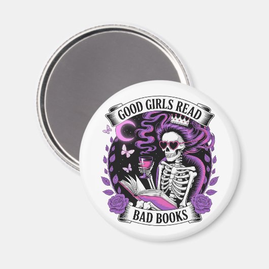 Good Girls Read Bad Books  Magneet (Voorkant / Achterkant)