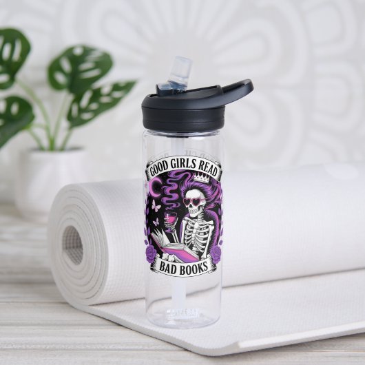 Good Girls Read Bad Books Waterfles (Yoga (Gedraaid) )