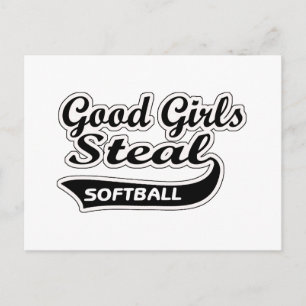 Good Girls Steal (zwart) Briefkaart