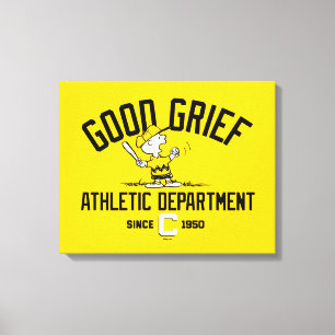 Good Grief Athletic Department Canvas Afdruk