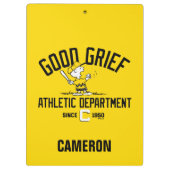 Good Grief Athletic Department Klembord (Achterkant)