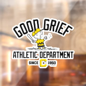 Good Grief Athletic Department Raamsticker (Vel 2)