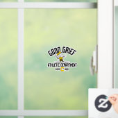 Good Grief Athletic Department Raamsticker (Huis)