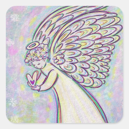 Good Guardian Angel Art Custom Sticker Decal (Voorkant)