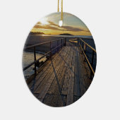 Good Harbour Beach Kerstversiering Keramisch Ornament (Rechts)