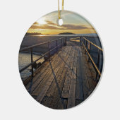 Good Harbour Beach Kerstversiering Keramisch Ornament (Links)