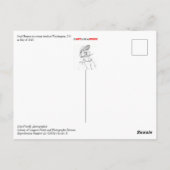 Good Humor Ice Cream Truck Briefkaart (Achterkant)