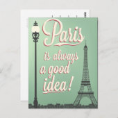 Good Idea Paris  Briefkaart (Voorkant / Achterkant)