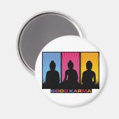 Good Karma Buddhas Magneet (Voorkant / Achterkant)