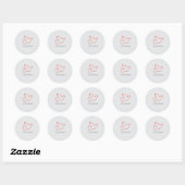 Good Karma Dove Ronde Sticker (Vel)