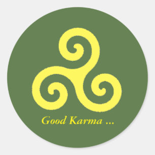 Good Karma Ronde Sticker