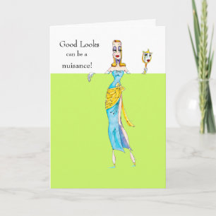 Good Looks verjaardag of vriendschapskaart Kaart