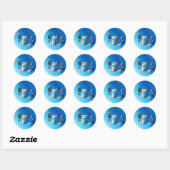 GOOD LUCK 1 RONDE STICKER (Vel)