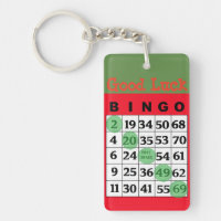 Good Luck BINGO Charm Sleutelhanger