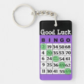 Good Luck BINGO Charm Sleutelhanger (Voorkant)