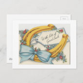 Good Luck Card Briefkaart (Voorkant / Achterkant)