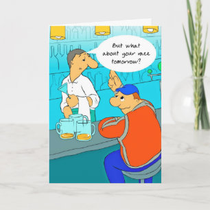 Good Luck Card voor Marathon Runner - Carbo Loadin Kaart