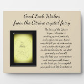 Good Luck Crystal Fairy Fotoplaat (Voorkant)