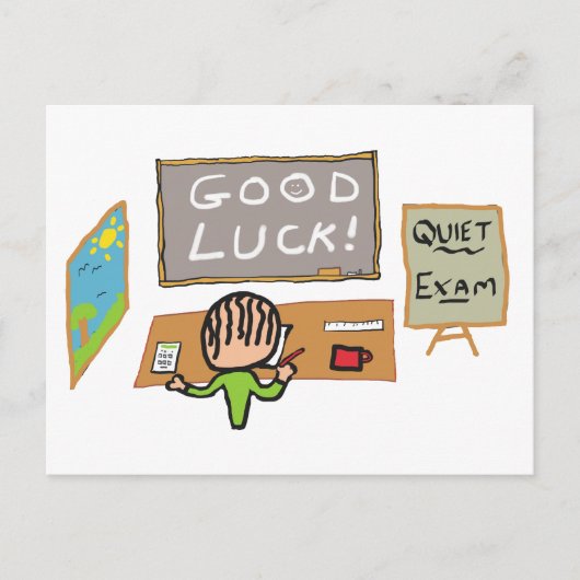 Good Luck Exams Briefkaart (Voorkant)