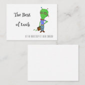 Good Luck Félicitations Cartes pour un nouvel empl (Devant / Derrière)