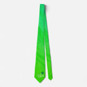 Good Luck Four Leaf Clover Shamrock Stropdas (Voorkant)