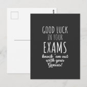 good Luck in your exams Briefkaart (Voorkant / Achterkant)