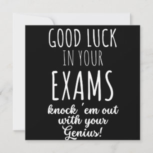 good Luck in your exams Save The Date