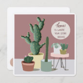 Good luck in your new home bedankkaart (Voorkant / Achterkant)