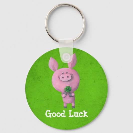 Good Luck Pig Sleutelhanger (Voorkant)