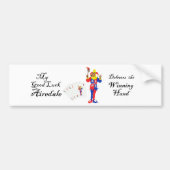 Good Luck Poker Airedale Terrier Bumpersticker (Voorkant)