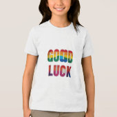 GOOD LUCK Tri-Blend SHIRT (Voorkant)