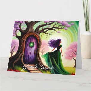 Good Luck wenskaart geluk, succes inspiratie Kaart