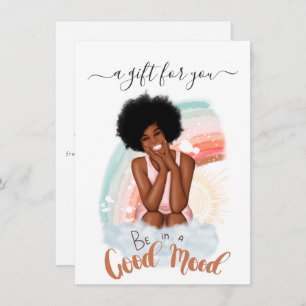 Good Mood Black Woman Cadeaubon