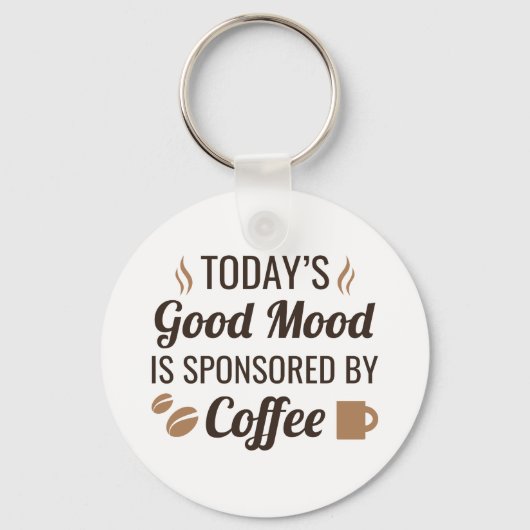 Good Mood Coffee Sleutelhanger (Voorkant)